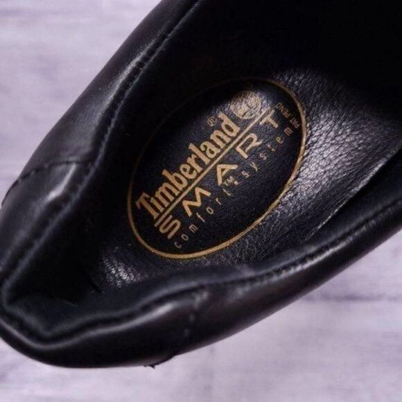 Timberland Smart Comfort System Slip on Leather Loafer Black Women's sz 7.5 - Picture 6 of 8
